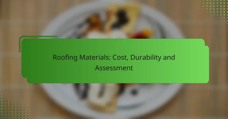 Roofing Materials: Cost, Durability and Assessment